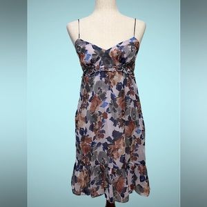 Aerie VNeck Smocked Adjustable Strap Dress Size Small